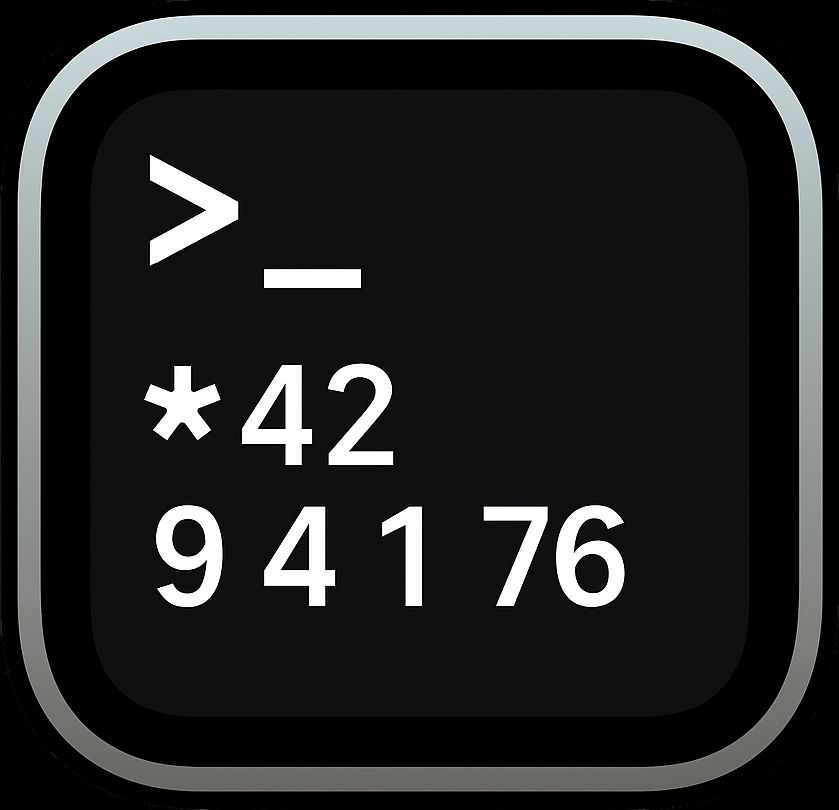 macOS's Console.app icon with a crontab date